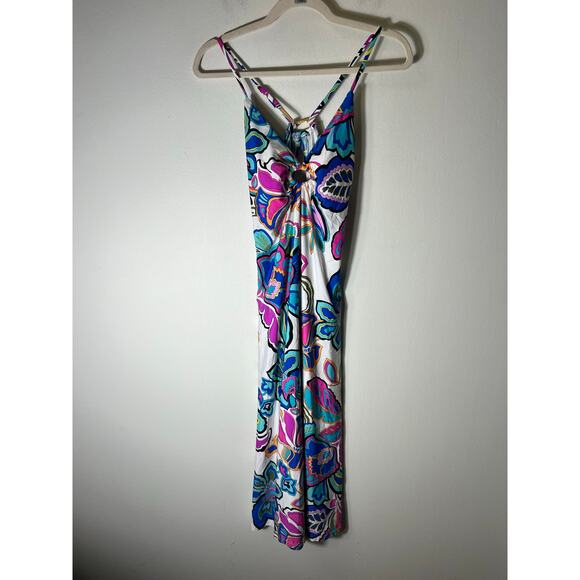 Trina Turk Dresses & Skirts - Trina Turk Multicolor Strappy Long Summer Dress Sz M